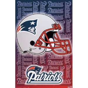 New England Patriots Logo Poster 3439: Home & Kitchen