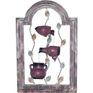  Wall Fountains ~ Old Rose   Alpine Wall Fountain with 3 