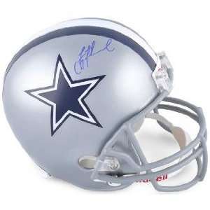  Signed Troy Aikman Helmet   Replica   Autographed NFL 
