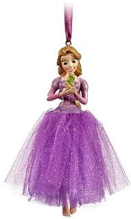 Disney Store Tangled Rapunzel Pascal Christmas Ornament   NEW    