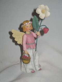Wildflower Angels Strawberries For Goodness Figurine  