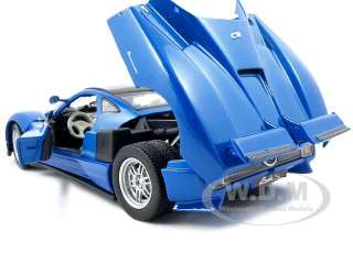 PAGANI ZONDA C12 BLUE 1:24 DIECAST MODEL CAR  