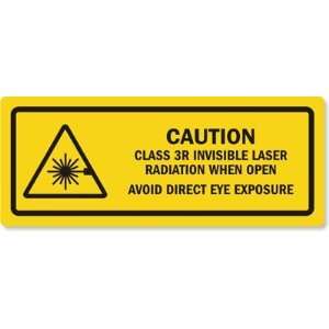CLASS 3R INVISIBLE LASER RADIATION WHEN OPEN AVOID DIRECT EYE EXPOSURE 
