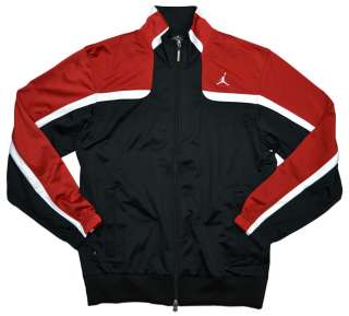   CLASSIC BASKETBALL TRACK JACKET 404311 013 BLACK / RED / WHITE  