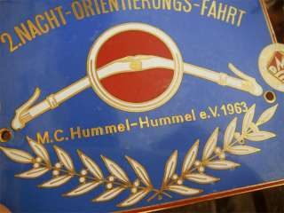 neat details like Motorsport Club Hamburg Germany crest and DMV 