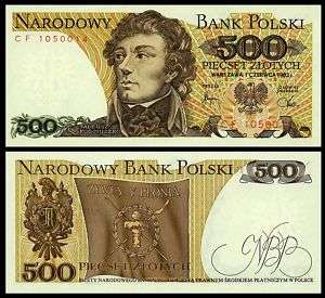 Poland P 145 500 Zlotych 198 Unc. Banknotes Europe  