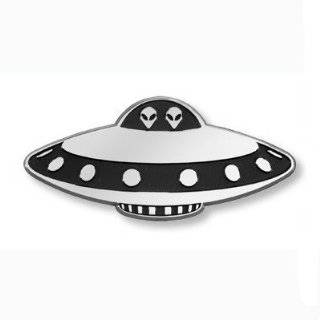 27. Flying Saucer Car Emblem by Ring of Fire Enterprises