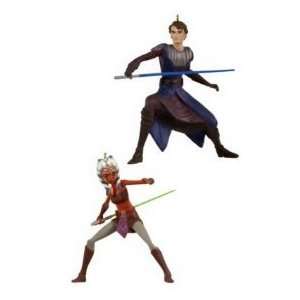 2009 Hallmark Ornament Star Wars Anakin Skywalker and Ahsoka Tano   2 