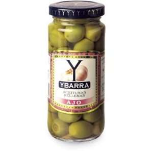 Ybarra Garlic Stuffed Manzanilla Olives from Spain (5 oz/142 g 