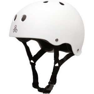  TRIPLE 8 BRAINSAVER WHITE RUBBER XL: Sports & Outdoors