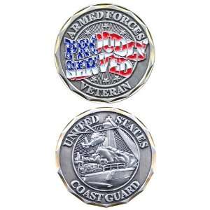  United States Coast Guard Proudly Served Challenge Coin 