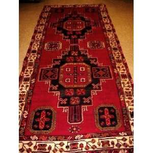  4x11 Hand Knotted Heriz Persian Rug   118x49