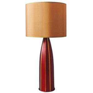 Large Striped Val Table Lamp by Babette Holland  R023008   Finish and 