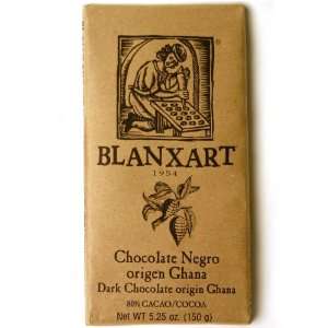 Gourmet Large dark chocolate from Ghana.Blanxart.  Grocery 