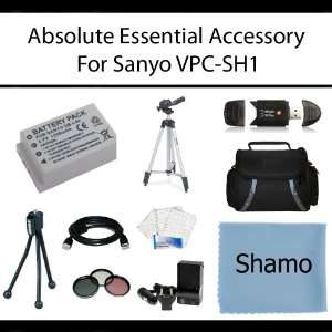  Kit For Sanyo VPC SH1 High Definition Camcorder Includes Extended 