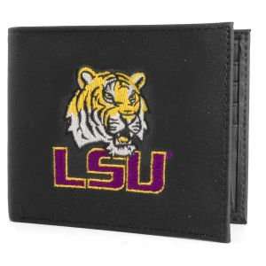  LSU Tigers Black Bifold Wallet