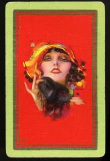 RARE ART DECO DECK OF ROLF ARMSTRONG PIN UP PLAYING CARDS IN ORIGINAL 