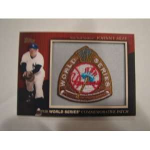  2010 Topps 1950 World Series Johnny Mize Yankees Patch 