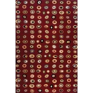  Momeni Rugs Odyssey OD 01 Burgundy Rectangle 3.00 x 5.00 