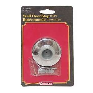    Amerock 2 1/4 Wall Door Stop Aluminum AM 5330: Home Improvement