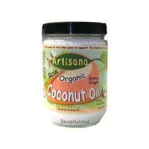 Coconut Oil, Extra Virgin, Non Heated, Organic, 15 oz.:  