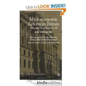 Microeconomic Reform in Britain Delivering Opportunities for All HM 