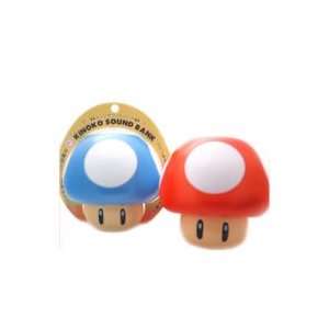  Super Mario Brothers Mushiroom SOUND Coin Bank SET (Red 