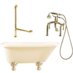   MB B Augusta Deck Mounted Faucet Package Soaking Tub: Home Improvement