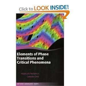 com Hidetoshi Nishimori,Gerardo OrtizsElements of Phase Transitions 