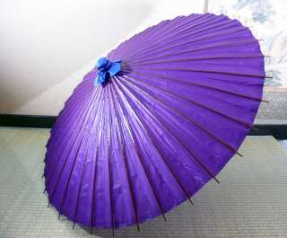 Japanese Traditional Paper Umbrella (Bangasa) Purple  