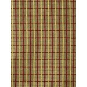    Caroline Plaid Red Gold by Beacon Hill Fabric: Home & Kitchen