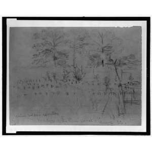  Drawing Union Soldiers cemetery, Martyrs of the Race 