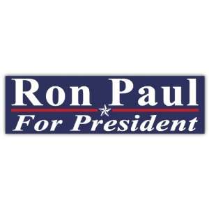  Ron Paul for President Political Car Bumper Sticker Decal 