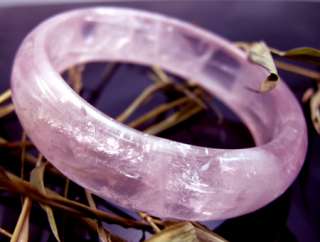 Pretty Rose Quartz Crystal Gemstone Bracelet Bangle reiki healing 