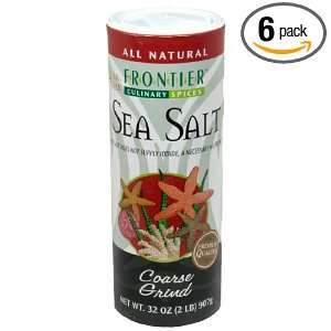 Frontier Natural Coarse Sea Salt: Grocery & Gourmet Food