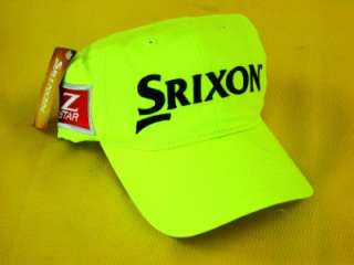 NEW SRIXON Z STAR Tour YELLOW Adjustable Golf Hat/Cap  