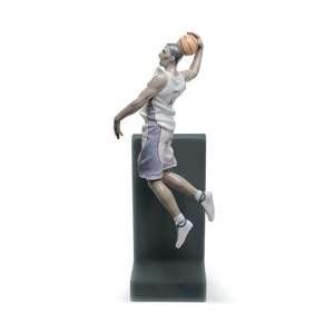  Lladro Porcelain Figurine Basketball Dunk: Home & Kitchen