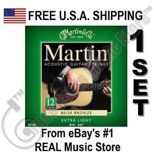 Martin® Bronze Extra Light 12 String Guitar M180 729789101806 