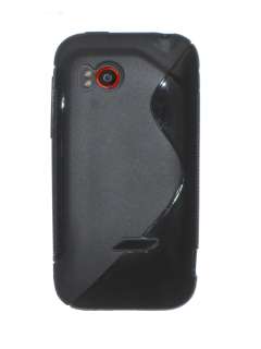 BLACK SLINE TPU CASE For HTC ADR6425 HTC ThunderBolt 2 HTC VIGOR HTC 