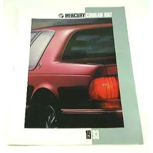  1993 93 Mercury COUGAR XR7 BROCHURE: Everything Else