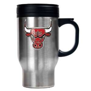  Chicago Bulls NBA Stainless Steel Travel Mug   Primary 