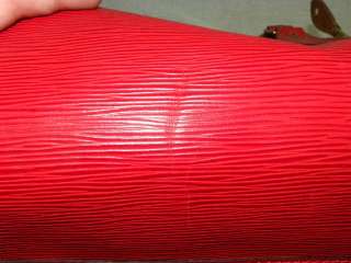 LOUIS VUITTON $1270 Red Epi Speedy 30 Handbag  