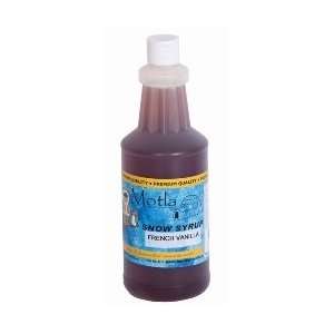 Paragon 6372 Motla Snow Cone Syrups French Vanilla   Quarts