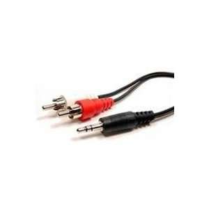   Stereo 3.5mm To 2 RCA Cable (25 feet, Black) AUD 1200 25: Electronics