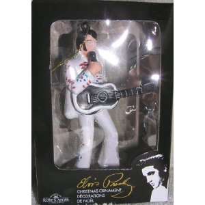  Elvis Presley in White Suit with Guitar 4 Christmas 