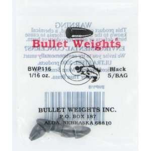 Bullet Weights Permacolor Bullet Weights  5pcs/ Size 1/16 
