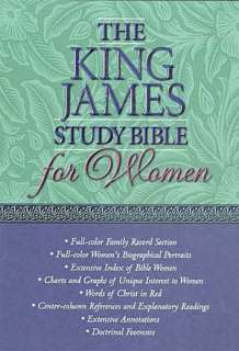   The King James Study Bible for Women KJV by Nelson 