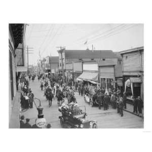 July 4th Parade on Front Street, Nome Photograph   Nome, AK Giclee 