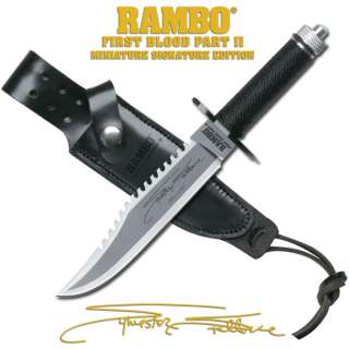 Rambo First Blood Part II Knife Signature Limited Series Only 2500 