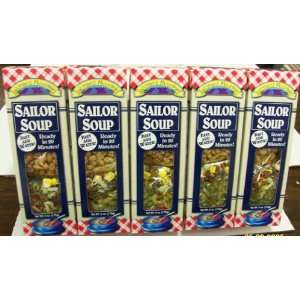 Sailor Soup (Navy Bean)   5 Boxes  Grocery & Gourmet Food